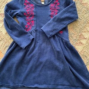 Tea Collection indigo embroidered dress - 6 Small